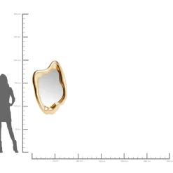 Spiegel Hologram Gold 68X117Cm