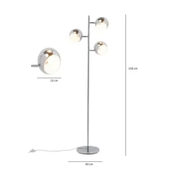 Stehleuchte Calotta Chrome