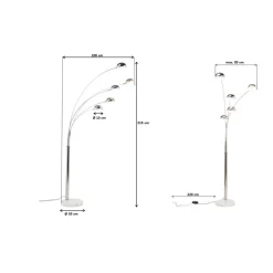 Stehleuchte Five Fingers