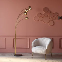 Stehleuchte Five Fingers Brass