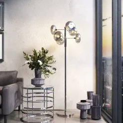 Stehleuchte Headlight Chrome 163Cm