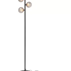 Stehleuchte Three Balls Matt Schwarz 160Cm