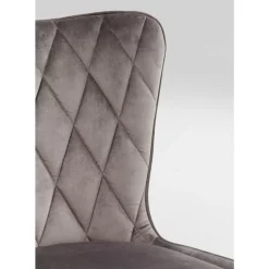 Stuhl Black Marshall Velvet Grau