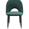 Stuhl Iris Velvet Grun
