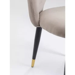 Stuhl Iris Velvet Taupe (2/Set)