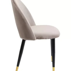 Stuhl Iris Velvet Taupe (2/Set)