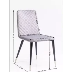 Stuhl Montmartre Grau