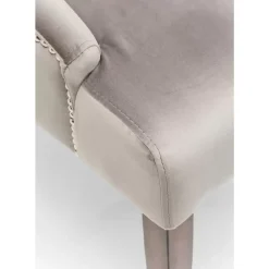 Stuhl Prince Velvet Grau