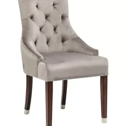 Stuhl Prince Velvet Grau
