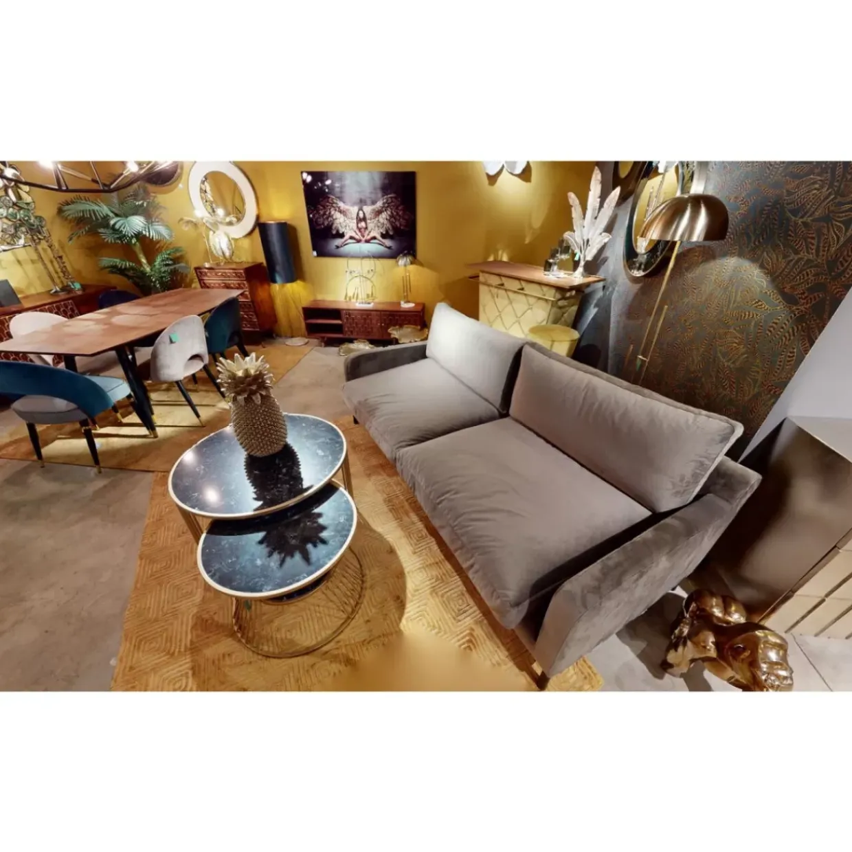 Stuhl Samantha Petrol