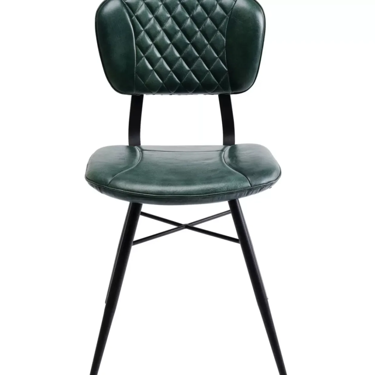 Stuhl Samba Leder Dunkelgrun