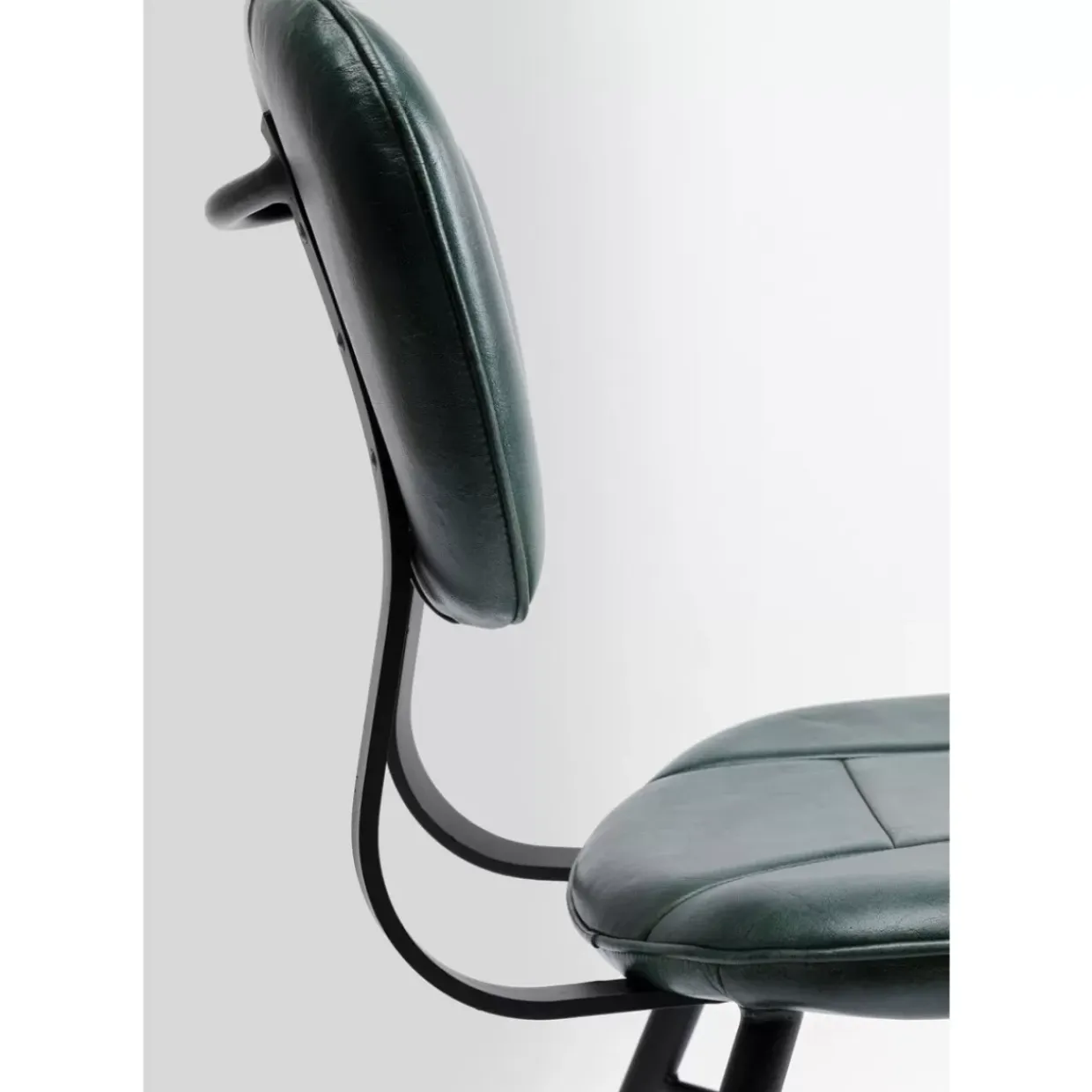 Stuhl Samba Leder Dunkelgrun