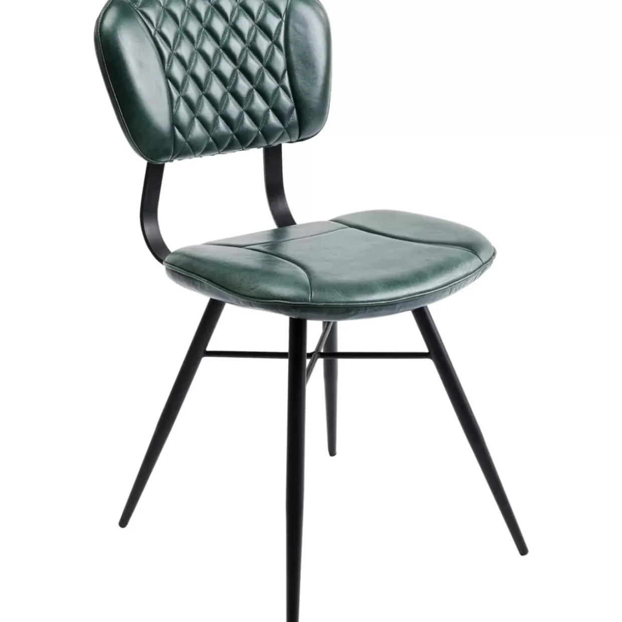 Stuhl Samba Leder Dunkelgrun