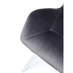 Stuhl Viva Grau Chrom