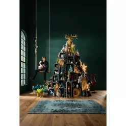 Teppich Kelim Pop Turquoise 170X240Cm