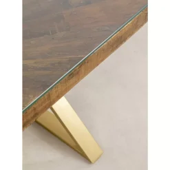 Tisch Conley Cross Brass 180X90Cm