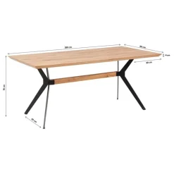 Tisch Downtown 180X90Cm