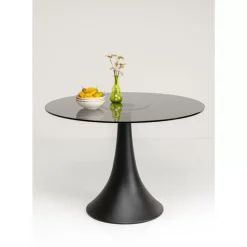 Tisch Grande Possibilita Smoke Glas O110Cm