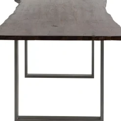 Tisch Harmony Dunkel Rohstahl 160X80