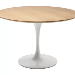 Tisch Invitation Set Eiche Weiss O120Cm