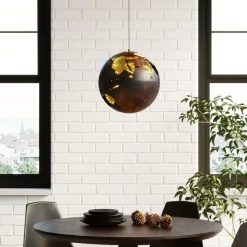 Tisch Invitation Set Walnus Schwarz O120Cm