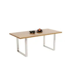 Tisch Jackie Eiche Chrom 160X80