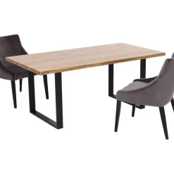 Tisch Jackie Eiche Schwarz 200X100