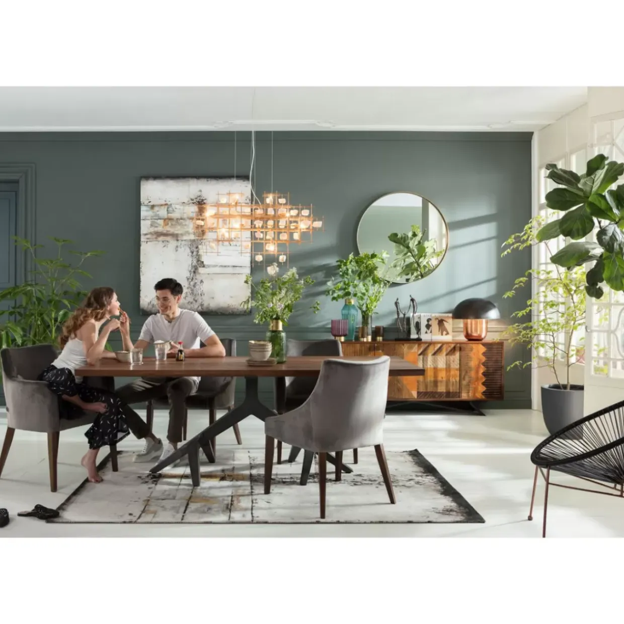 Tisch Roots Dark 220X100Cm