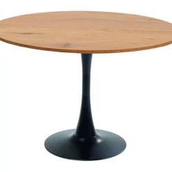 Tisch Schickeria Eiche Schwarz O110Cm