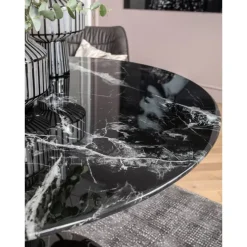 Tisch Solo Marble Schwarz O110