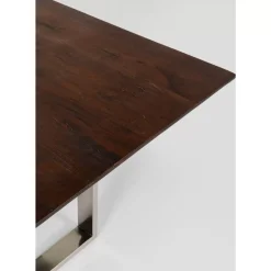 Tisch Symphony Dunkel Chrom 200X100