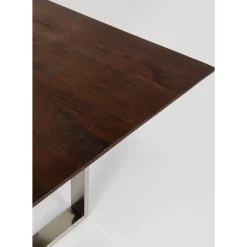 Tisch Symphony Dunkel Chrom 160X80