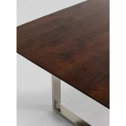 Tisch Symphony Dunkel Chrom 180X90