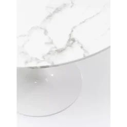 Tisch Veneto Marmor Weis O110Cm