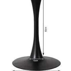 Tischgestell Schickeria Schwarz O80Cm