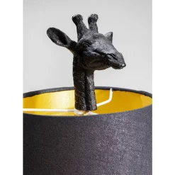 Tischleuchte Animal Giraffe Matt Schwarz