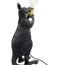 Tischleuchte Animal Kangaroo Schwarz Matt 46Cm