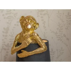Tischleuchte Animal Monkey Gold Blau
