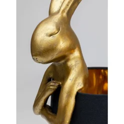 Tischleuchte Animal Rabbit Gold/Schwarz 68Cm
