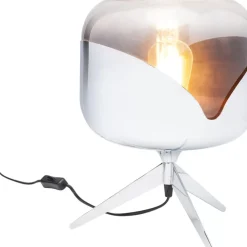 Tischleuchte Chrome Goblet Ball