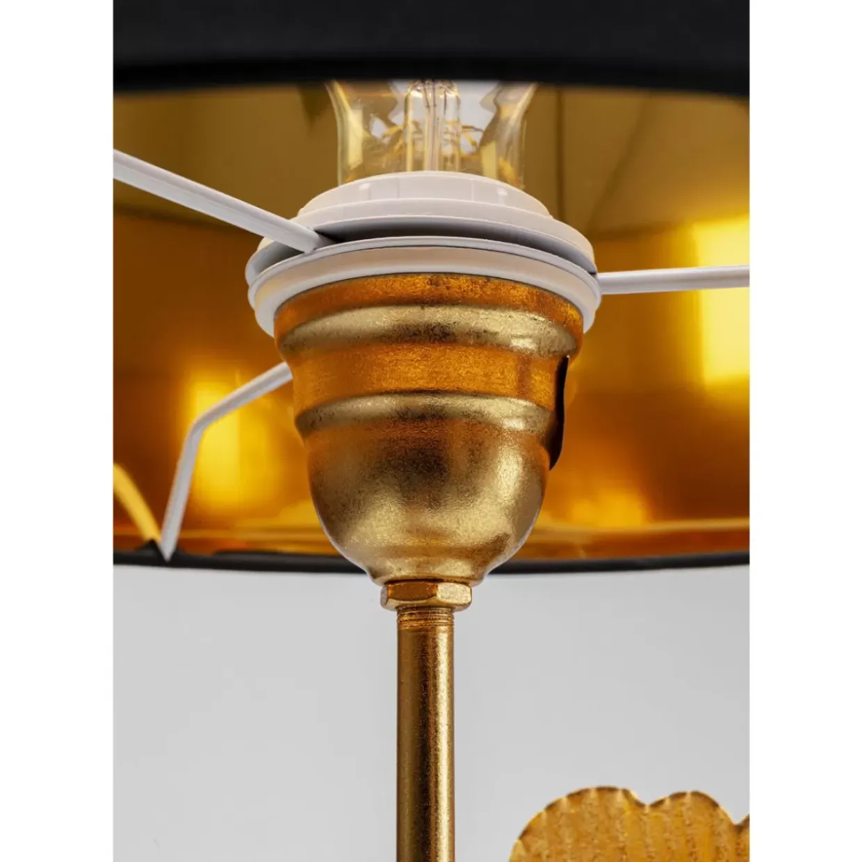 Tischleuchte Flores Gold