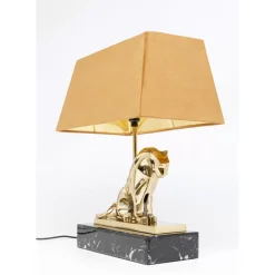 Tischleuchte Geometric Leopard Braun 36Cm