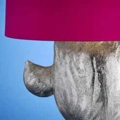 Tischleuchte Hiding Bunny Magenta