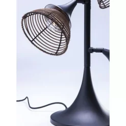 Tischleuchte Rattan Tre
