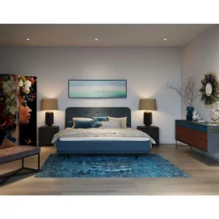 Tischleuchte Waterflow Blau