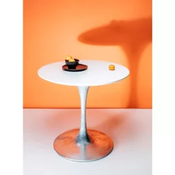 Tischplatte Invitation Round White O90Cm