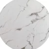 Tischplatte Schickeria Marmoroptik Weis O110Cm