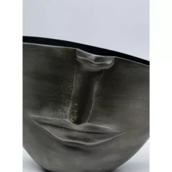 Vase Half Face Anthrazit 31Cm