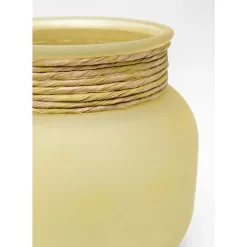 Vase Isola Storm Gelb 18Cm