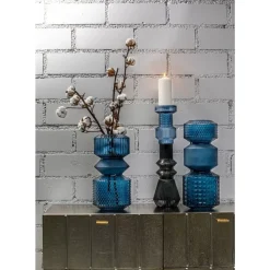 Vase Marvelous Duo Blau 36Cm